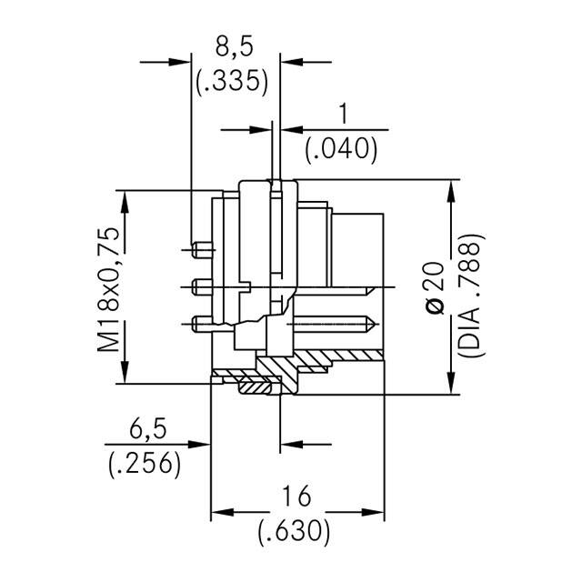T3362000U Amphenol Tuchel Industrial  Circular Connector Assemblies